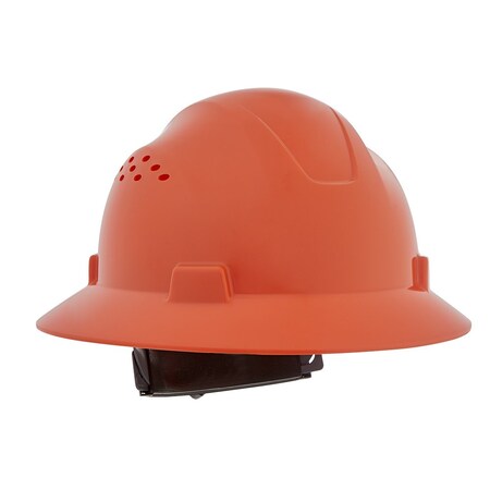 Jackson Safety Advantage Full Brim Hard Hat, Vented, Orange 20823